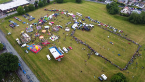 Flintshire Fun Day Aerial Photos Videos Celebration Town Fair
